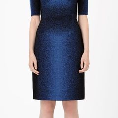COS wool jacquard dress