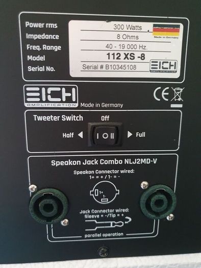 EICH 112xs Bass Cab