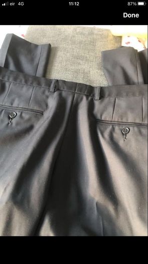 Mens  black trousers W36" x L 31"