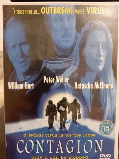 Contagion (Contaminated Man) DVD 2000 scifi william hurt peter weller