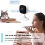 Mini Smart Security Camera, Indoor CCTV, Works with Alexa&Google Home, No Hub Required, 1080p, 2-Way Audio, Night Vision, SD Storage, Device Sharing Image 3