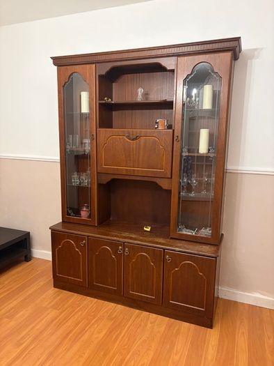 Large vintage display cabinet