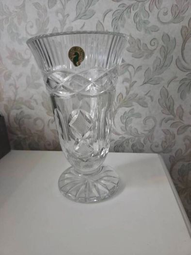Waterford Crystal Book of Kells Vase