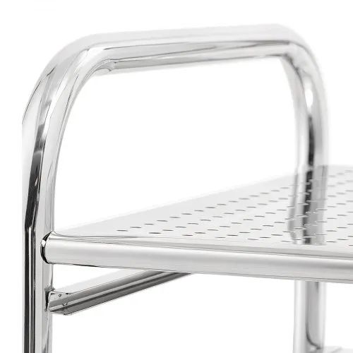 Rolling Cart with Drawers, Double Row 15 Drawer Storage Organizer, Mobile Utility Cart with Chrome Steel Frame, Universal Casters & 2 Brakes, for Office, Classroom, Craft Room, Studio, Garage