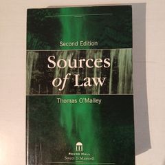 Sources of Law by Thomas O'Malley