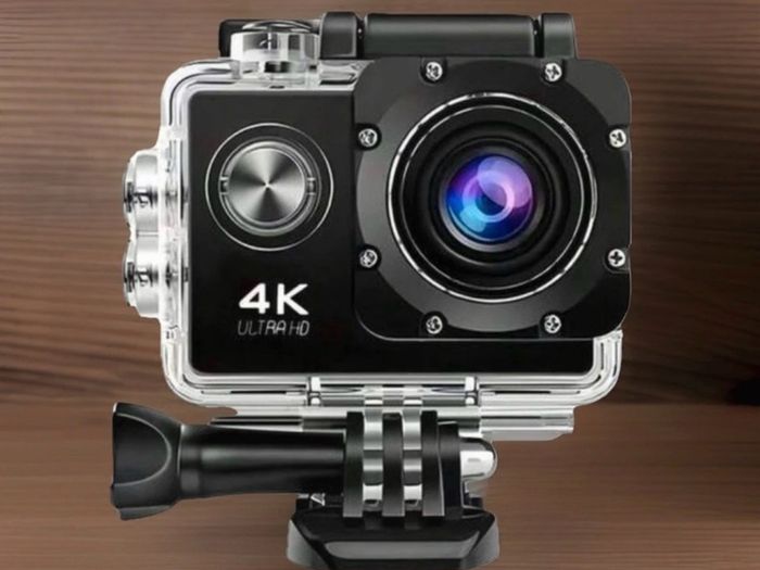 New 4K Action Camera Waterproof with Remote Control and Accessories