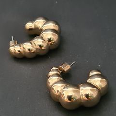 Monsoon, Accessorize, gold chunky earrings