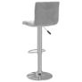 NEW SALE | Bar Stools 2 pcs Light Grey Velvet Image 2
