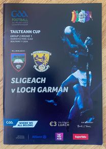 2024 Sligo v Wexford - Tailteann Cup Round 1 Programme