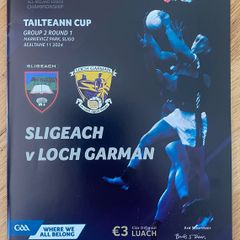 2024 Sligo v Wexford - Tailteann Cup Round 1 Programme