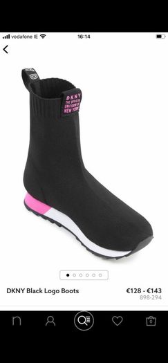 DKNY sock boots brand new never worn Uk 4
