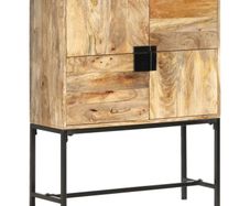 Highboard 80x30x100 cm Solid Mango Wood