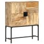 Highboard 80x30x100 cm Solid Mango Wood Image 2