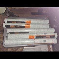 Arabella Duck Egg Bue Damask Wallpaper