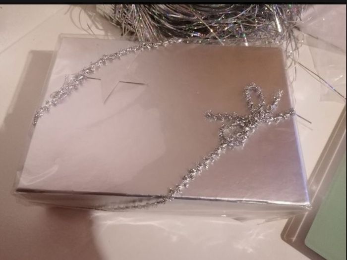 New - Silver Gift box