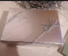 New - Silver Gift box