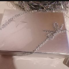 New - Silver Gift box