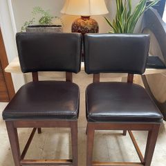 2 x Beautiful Very Sturdy Kitchen Breakfast Bar - Island High Stools - Can Deliver