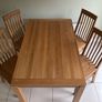 Oak Table @ Chairs Image 2