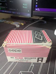 Medium format slide holders