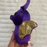 Ty Beanie Boos COUNT the Purple Halloween Bat approx. 6" Used Please see photos Image 9
