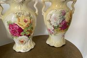 Victorian Mantle Vase Pair