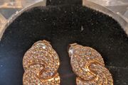 Silver gold plated earrings