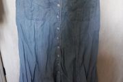Long Denim Skirt