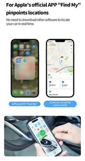 2-in-1 Mini Car Tracker&Car Charger Dual Purpose Find My Real Time GPS Locator