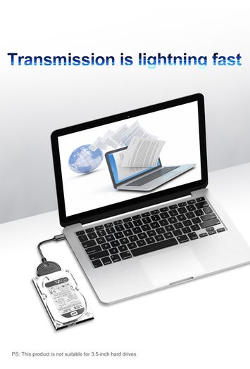 USB 3.1 (Type-C) to SATA 3.0 (5Gbps) Converter Adapter Cable for 2.5" SATA HDD/SSD (Brand New/Warranty)
