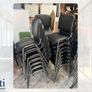 50 X Black Stacking Meeting Chairs - NEW Image 3