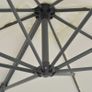 Cantilever Umbrella with Steel Pole Sand Image 2