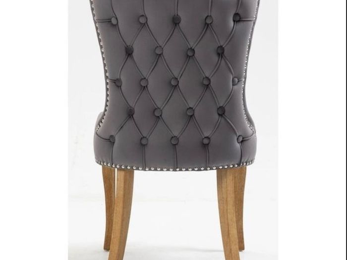 3 Velvet Grey Dining Chairs Like New