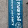 Vintage advertising Brut 33 ,Double sided  washable  plastic banner,,came from closed down chemist shop ,hard to come by ,,sold as seen,,buyer collects or pays postage thank you. Image 4