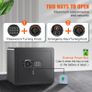 Safe, 33.9 L Home Safe, Steel Security Safe with Digital Keypad and 2 Keys, Cabinet Safe with Fire-proof Bag, Protect Cash, Gold, Jewelry, Documents for Home, Hotel, 40.1 x 30.0 x 35.1 cm Image 6