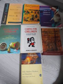 Bundle of 7 early childhood textbooks