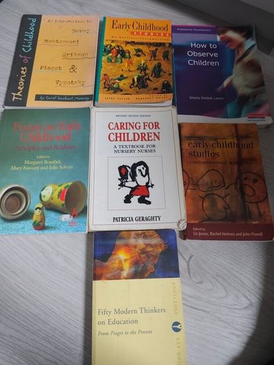 Bundle of 7 early childhood textbooks