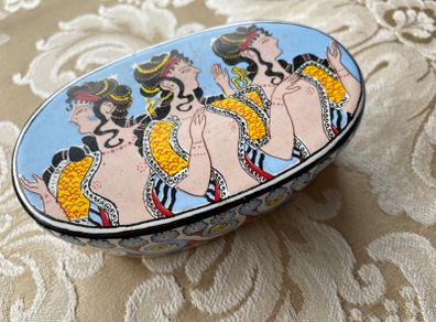 vintage Greek souvenir box