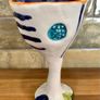 Jff John ffrench hand made Goblet 1980s USA Image 2