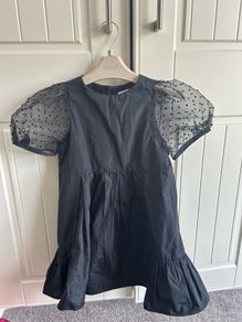 6y Zara black dress