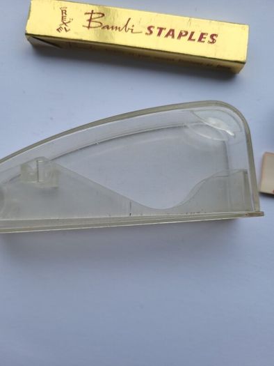 Vintage Miniature Bambi Ofrex Promotional Boxed Stapler.
