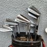 Antique golf clubs. Three bags and thirty clubs . ONE LOT ONLY . Image 5