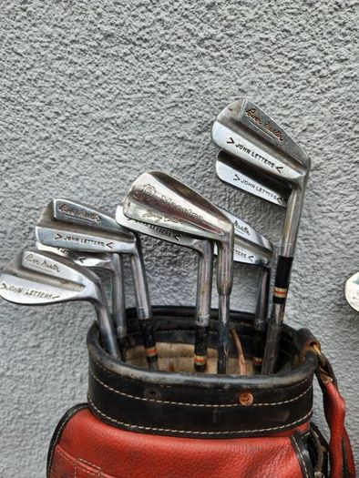 Antique golf clubs. Three bags and thirty clubs . ONE LOT ONLY .