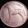 #547 - Ireland - 1934 - Half Crown - Silver - Scratches -  KM.8 Image 2