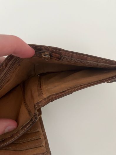 original billabong leather wallet