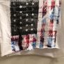 American Print Frayed Tshirt Image 2