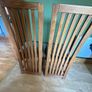 Solid timber set of chairs Image 2