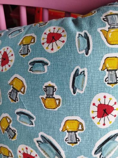 2 X Vintage hand made cushions