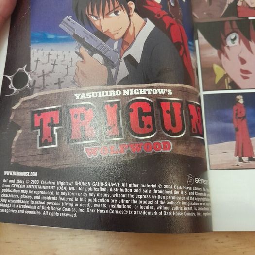Trigun Yasuhiro Nightows comics manga