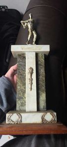 Rare Connemara marble trophy